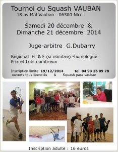 affiche tournoi Vauban 20 décembre 2014